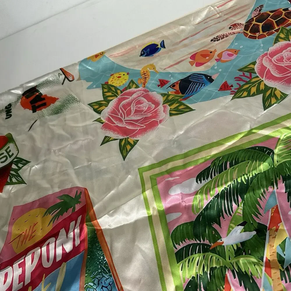 the peponi hotel the banana house Summer tropical cuban paradise scarf Wrap
